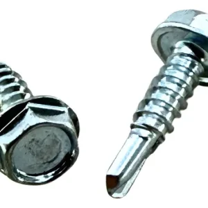 PIJA DE CABEZA HEXAGONAL PUNTA DE BROCA GALVANIZADA ENSAMBLADA